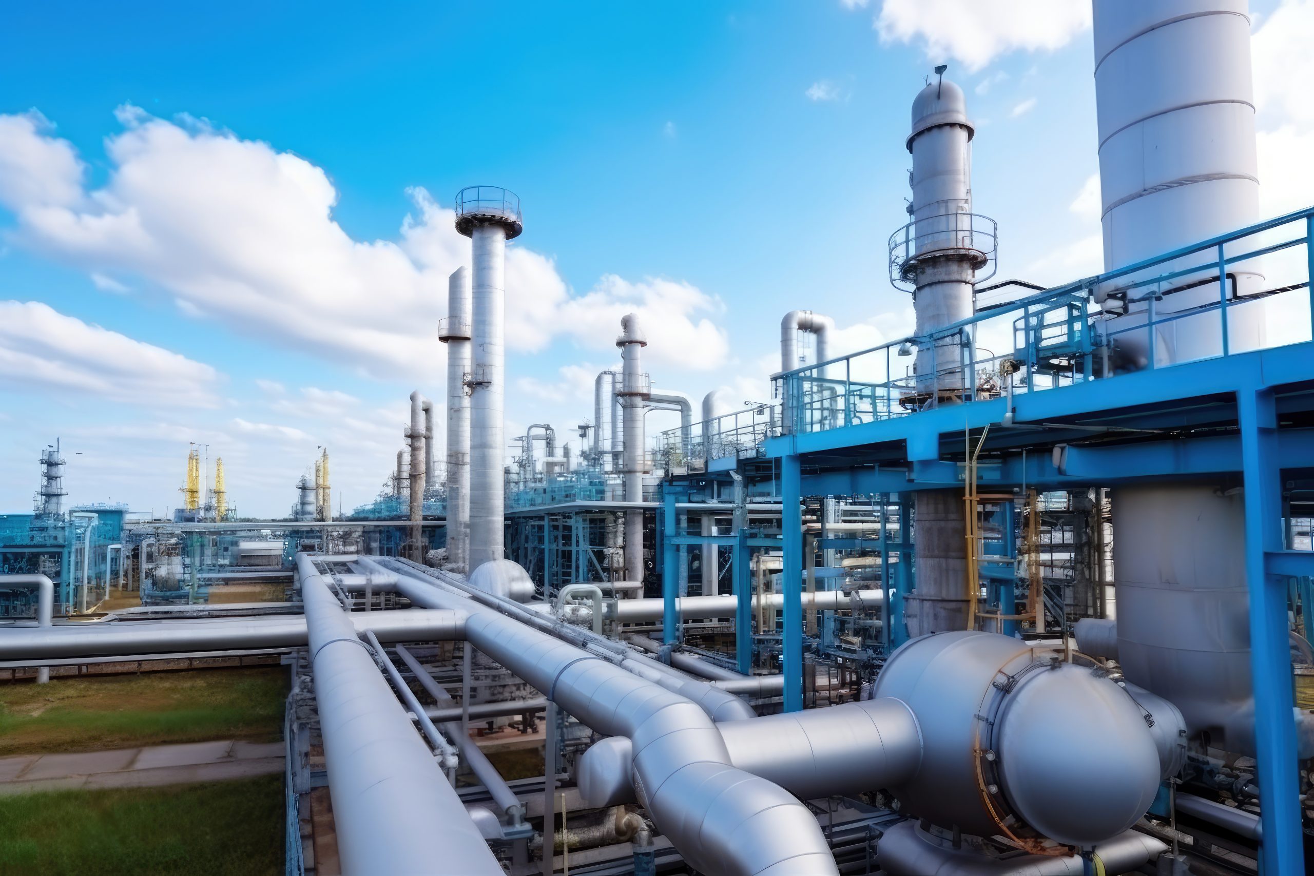 Industry pipeline or rack transport petrochemical, gas and oil p